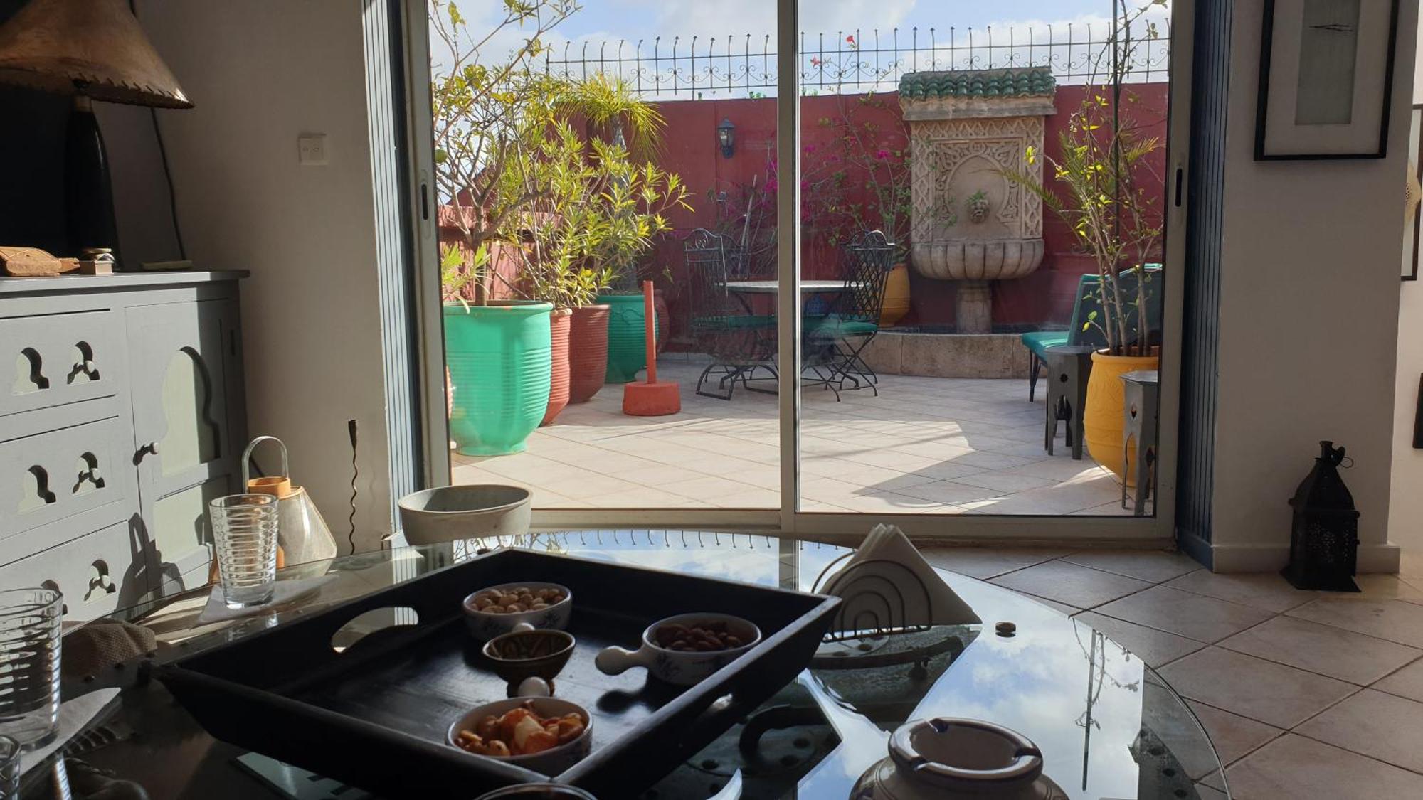Appartement Agreable Avec 2 Tres Belles Terrasses Au Coeur De Rabat Bagian luar foto